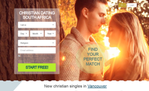 South African Christian Dating Homepage Image